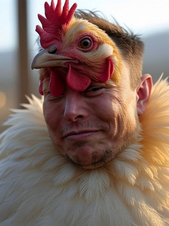 Musk Chichkens out