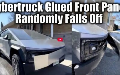 Cybertruck Glued Front Panel Randomly Falls Off